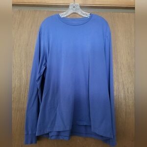 J. Crew Indigo Cotton Tee, XL